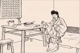 民间故事：女子夜间干活，母蛇突然闯进屋里，蛇说请借我一件衣服图片