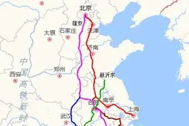 京港高铁已被安徽/湖北搞成了拼凑铁路,所幸成就了顺畅的京台高铁图片