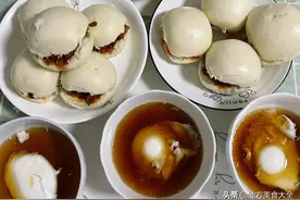 山东小伙晒早餐，馒头配鸡蛋吃得香，网友：妥妥的热量星球图片