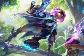 LOL新英雄泽丽伴生皮肤·枯萎玫瑰评测：有点学院风，眼罩才是标配图片