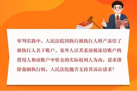 最高法：账户借用人不能排除强制执行图片