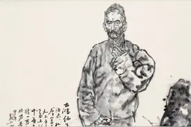 吴山明：画好意笔人物，得练好意笔线描图片