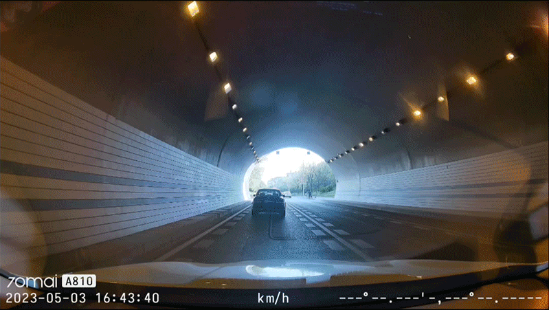 4K行车记录仪对比，70迈A810与海康威视C8，夜视成了分水岭