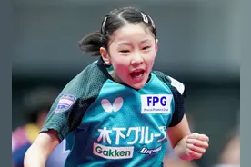 张本美和大气回应输球！用中文恭喜张瑞夺冠，14岁已成为国乒劲敌图片