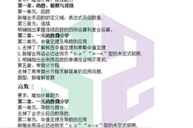山东专升本数学考试大纲变化部分图片