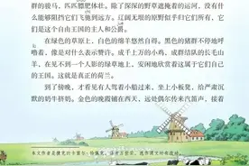 “鉴赏”-人教版小学语文课本中的那些外文22-《牧场之国》图片
