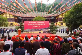 千年古刹庄严回归：重庆缙云山温泉寺佛像开光、保护性修缮落成图片