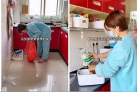 她用15小时时间，低预算改造自家脏旧厨房，让杂乱厨房变干净整洁图片