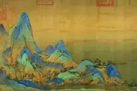 青山解隔尘中事，流水能清物外心。诗词11首，名家笔下的青绿山水图片