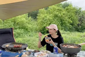 增江画廊边的营地，适合露营野餐，记得带走垃圾哦图片