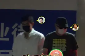陈凯歌一家三口聚餐，陈飞宇臃肿发福模样大变，整体大了一个码图片