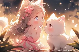插画‖公主和她的猫图片
