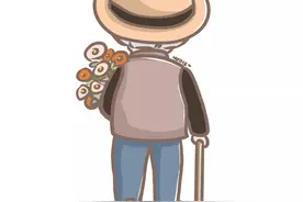 头像｜适合老年朋友的头像，画师胡蝶作品图片