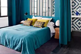 一居室无隐私？不存在的，隔断帘帮你解决问题图片