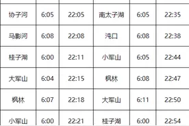 地铁16号线首末班时间表图片