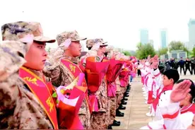 桂林市欢送2023年上半年新兵入伍图片