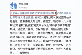 18人非法集资1395亿，我在冥币上都没看过这么多钱。。。图片