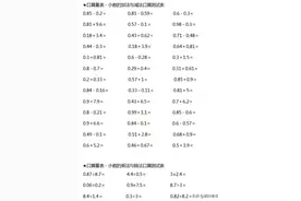 五年级数学上册（口算、竖式计算、脱式计算、列式计算、应用题）图片