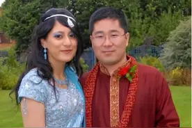 80后中印夫妻，跟随丈夫姓，儿子身高一米九，从小学中国文化图片
