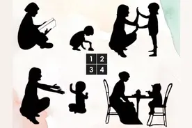 哪对母子是真的？超准图片心理测验，第一眼直觉测出你的情商高低图片