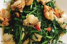 教你这样做扇贝肉炒韭菜，简单易学，味道鲜美，一大盘都不够吃图片