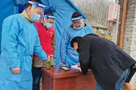 用坚守筑起大山里防疫城墙——千阳县雪白店驻村第一书记胡小军疫情防控事迹图片