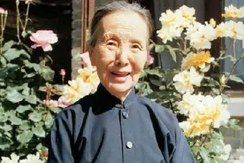 冰心去世13年后，孙子在其墓碑上用红油漆写：教子无方，枉为人表图片