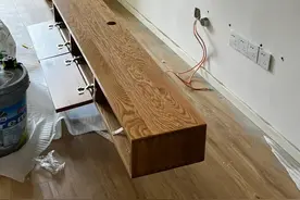 跑了2家工地，我终于明白了悬空电视柜和落地电视柜的区别图片