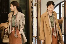 今年穿裙子流行“剪一刀”，时髦显瘦回头率还高，配大衣简直绝了图片