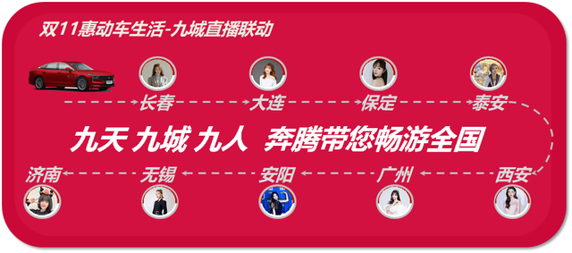 一汽奔腾第二届腾粉购车节启幕，“双11惠动车生活”盛大来袭