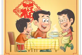 （图表·漫画）［春节·民俗］“破五”饺子香图片