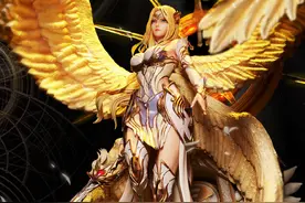 千仞雪终于出手办了，四翼天使绝美亮相，可惜被头发毁了图片