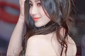 Angelababy嫩模时期旧照图片