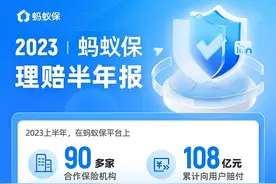 蚂蚁保上半年合作保司共理赔108亿，“安心赔”已覆盖96%健康险用户图片