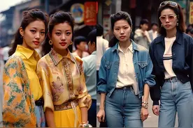 看了“妈妈”80年代的穿搭，突然明白：时尚是个轮回、也不分年龄图片