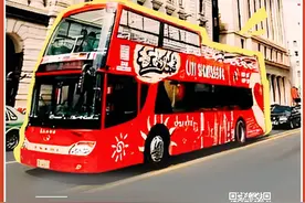 再见，上海敞篷双层观光巴士图片