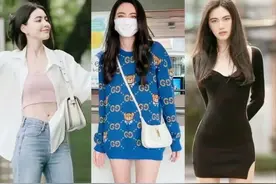 泰国女星Mai Davika颜值堪比迪丽热巴，蚂蚁腰怎么穿都好看图片