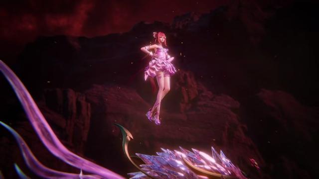 陈樱儿新建模已曝光，大白腿配粉裙好性感，一个姿势更是堪称绝美