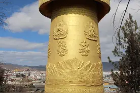 巨型转经筒，世界之最，载入吉尼斯世界纪录图片