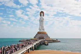 三亚南海观音：飞机降落前总在其上盘旋，其中有何深意？图片
