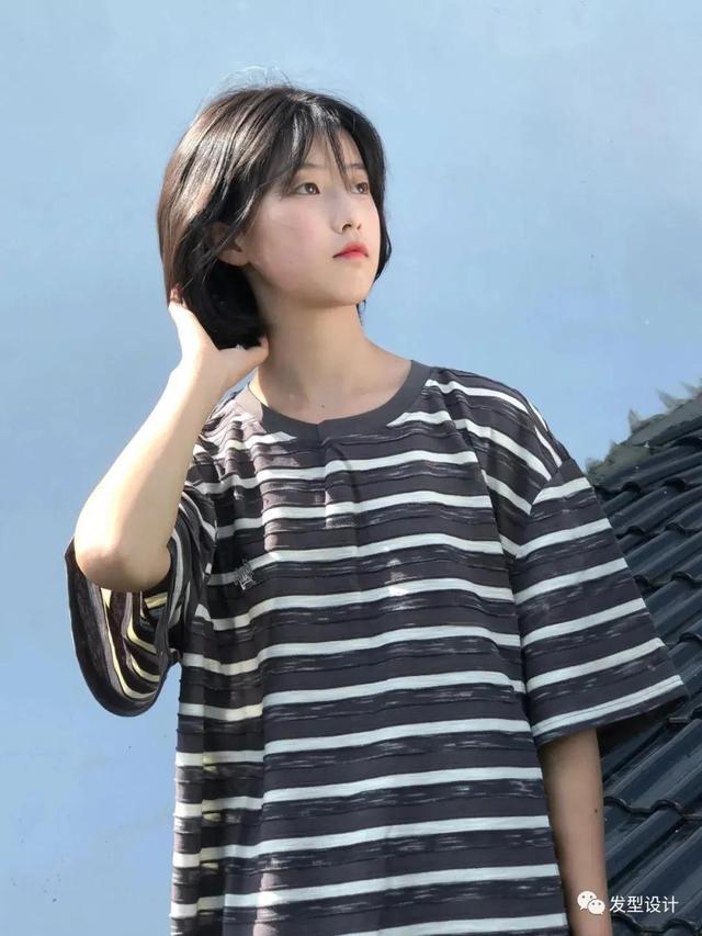 "少年感短发",肉脸也好看(圆脸适合狼尾鲻鱼头吗) - 趣测网