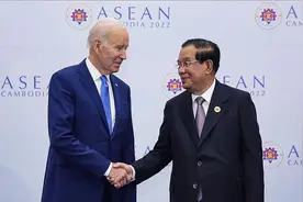 当拜登面，柬埔寨首相称境内无中国驻军，中方：美国干涉柬方内政图片
