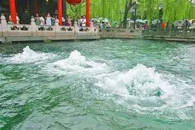 趵突泉再现“趵突腾空”！有人说是用水泵提的水，水到底哪来的？图片