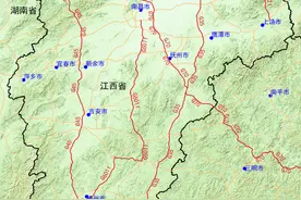 高清地图详解江西省高速公路图片