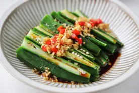 这大概是我最喜欢的秋葵做法了，简单易做，好吃又健康图片