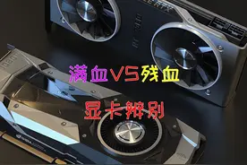 究竟什么是满血显卡和残血显卡？二者有什么区别呢？图片