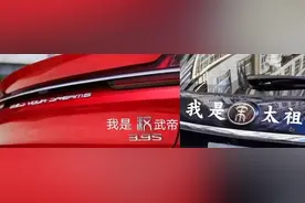 比亚迪车标，车主的行为艺术展图片
