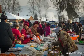万物皆可冻，零下30度的东北菜市场，南方人看完后赞叹：大开眼界图片