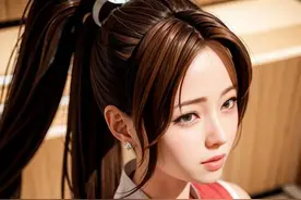 AI还原 《拳皇》不知火舞：“不知火,舞~在此参上”图片