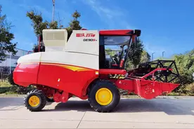 国四收割机：雷沃谷神GE90SH小麦收割机2023升级版详细解读图片